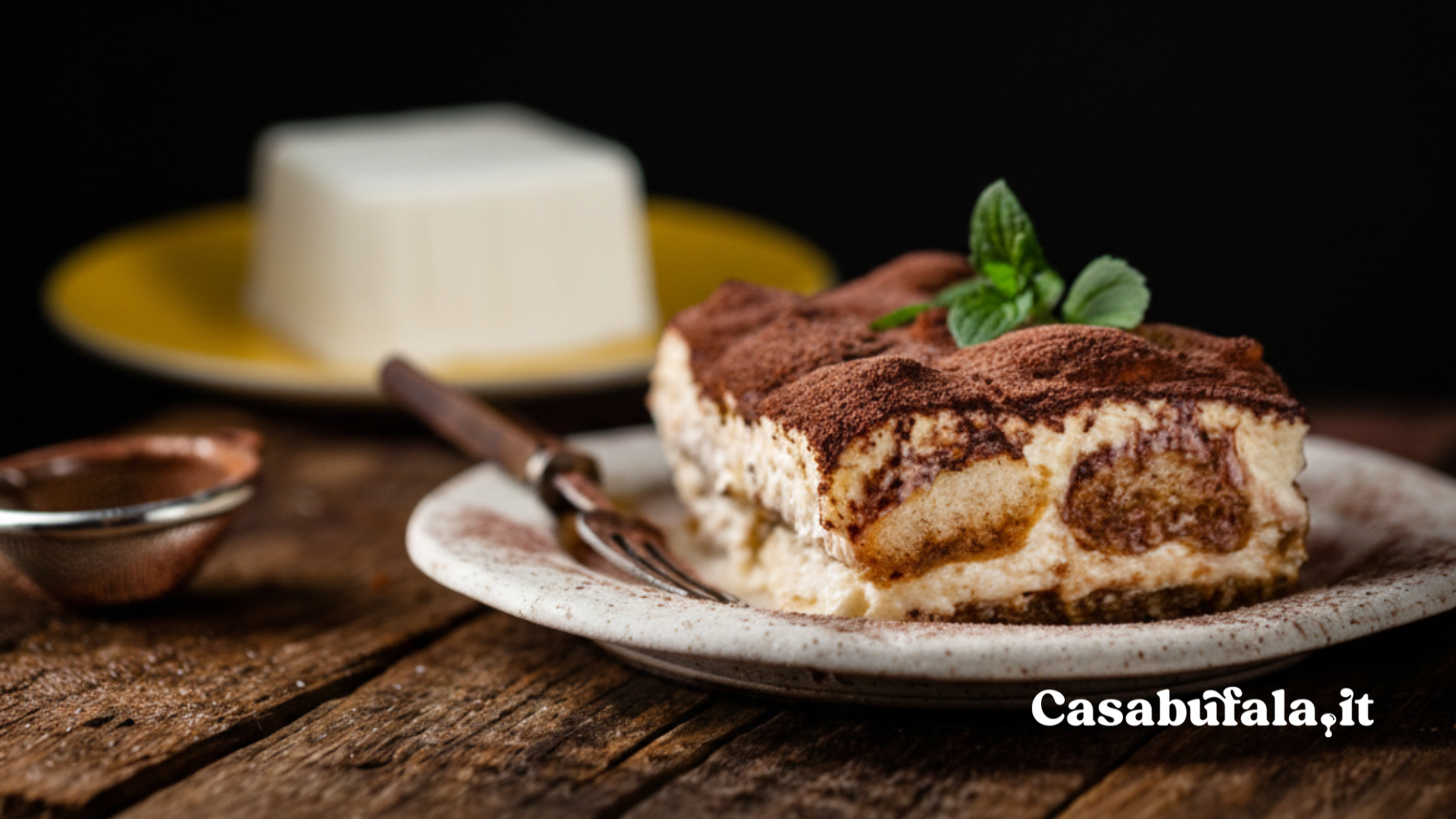 Tiramisù con ricotta di bufala Casabufala