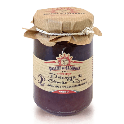 Vasetto di dolcezze di cipolle rosse di Tropea IGP