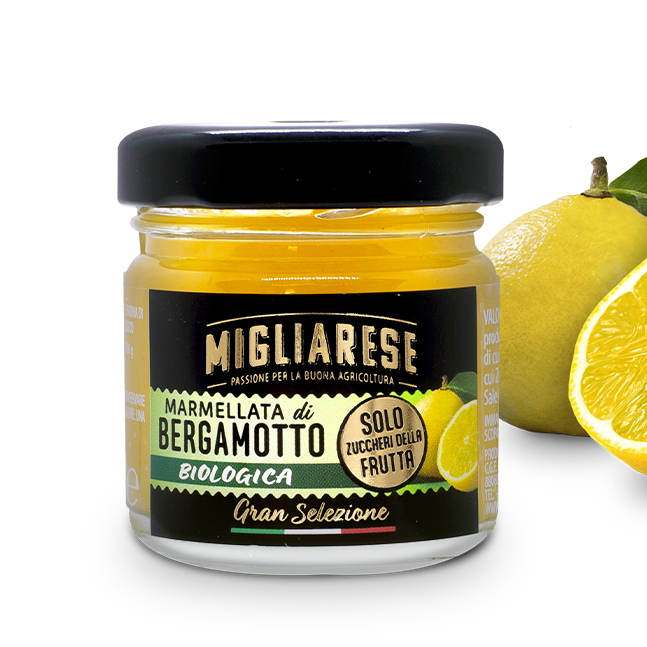Vasetto di marmellata di Bergamotto Buiologica